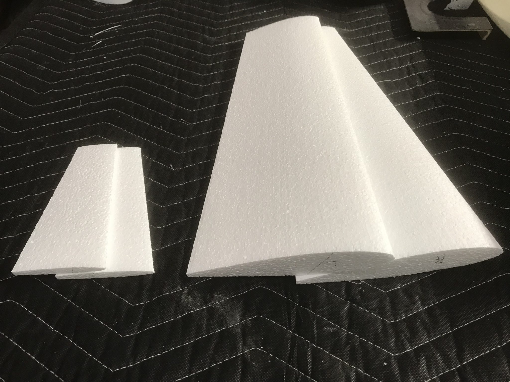 Min E Curare foam wing and stab set Aero Composites